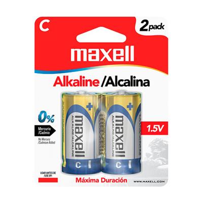 BATERIA ALCALINA MAXELL LR20-BP D. 1.5V (BLISTER 2UND)